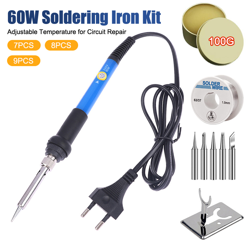 Diy Electronics Tool Kit - Kit Solder Listrik 220V 60W dengan