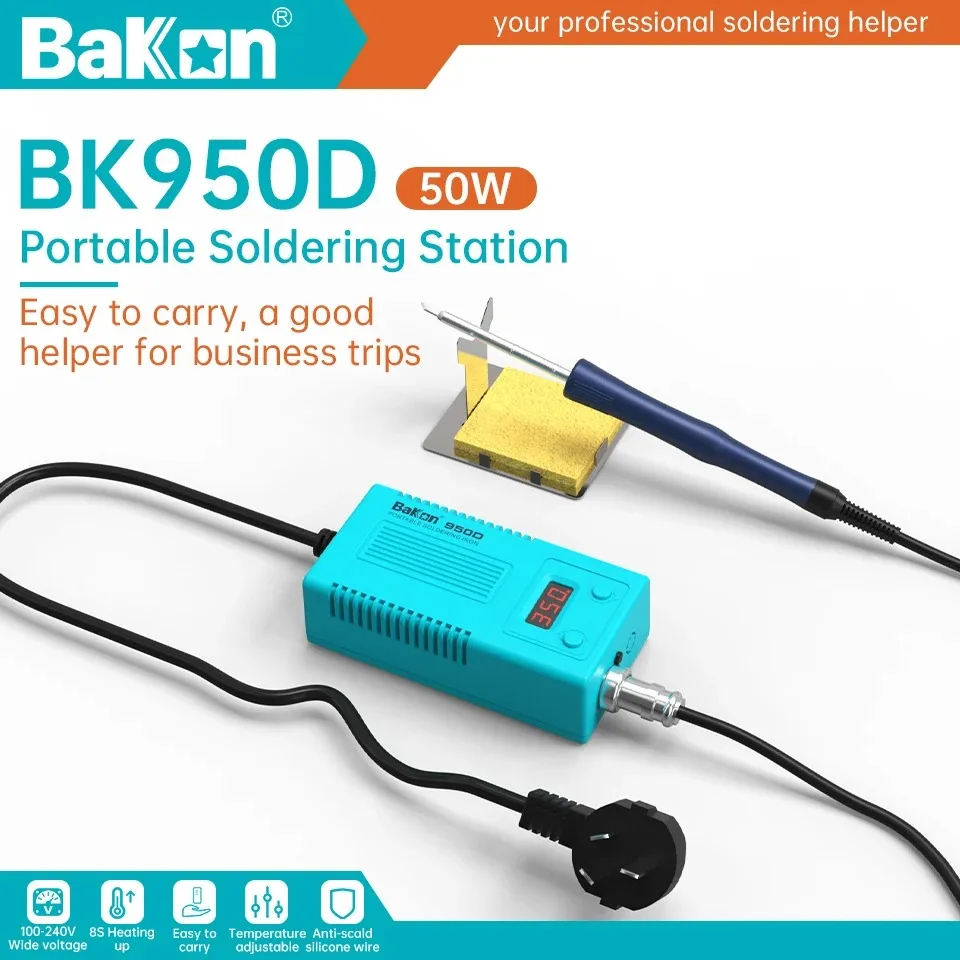 Diy Electronics Tool Kit - Stasiun Solder Bakon BK950D T12 Pengaturan