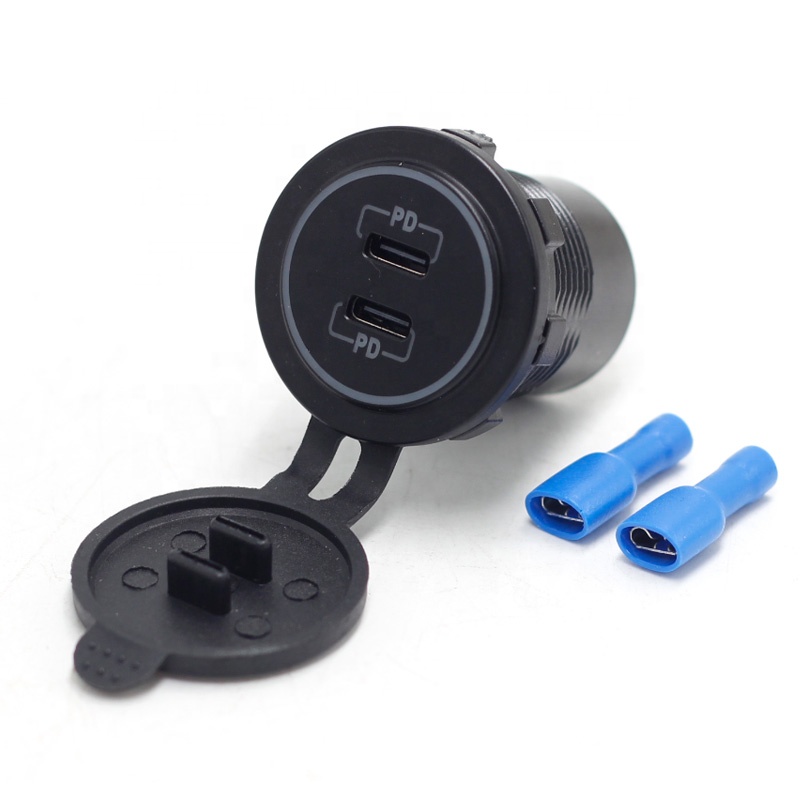 Diy Marine Electronics - Soket Charger Mobil USB C 12V