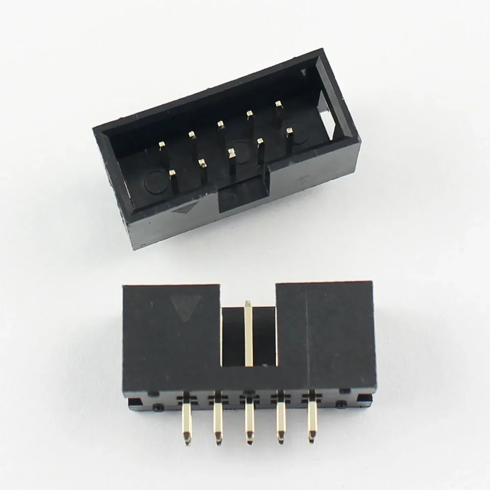 Male Female Header Pin - 100 Buah 2.54Mm 2X5 Pin 10