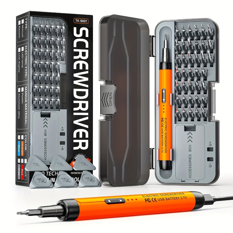 Diy Electronics For Home - Set Obeng Elektrik Presisi Isi Ulang