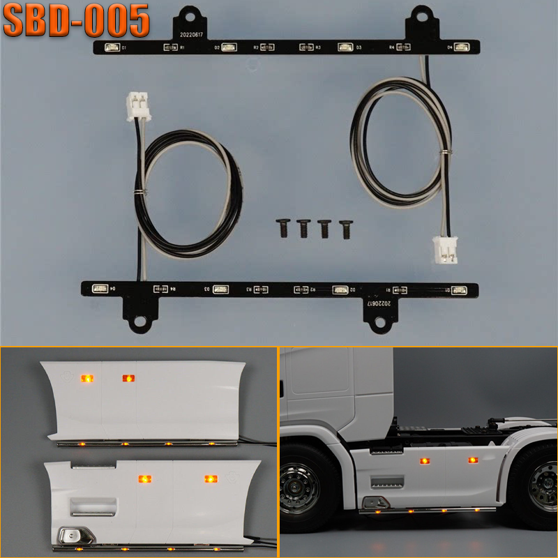 Diy Rc Electronics - Lampu LED Side Skirt untuk Truk