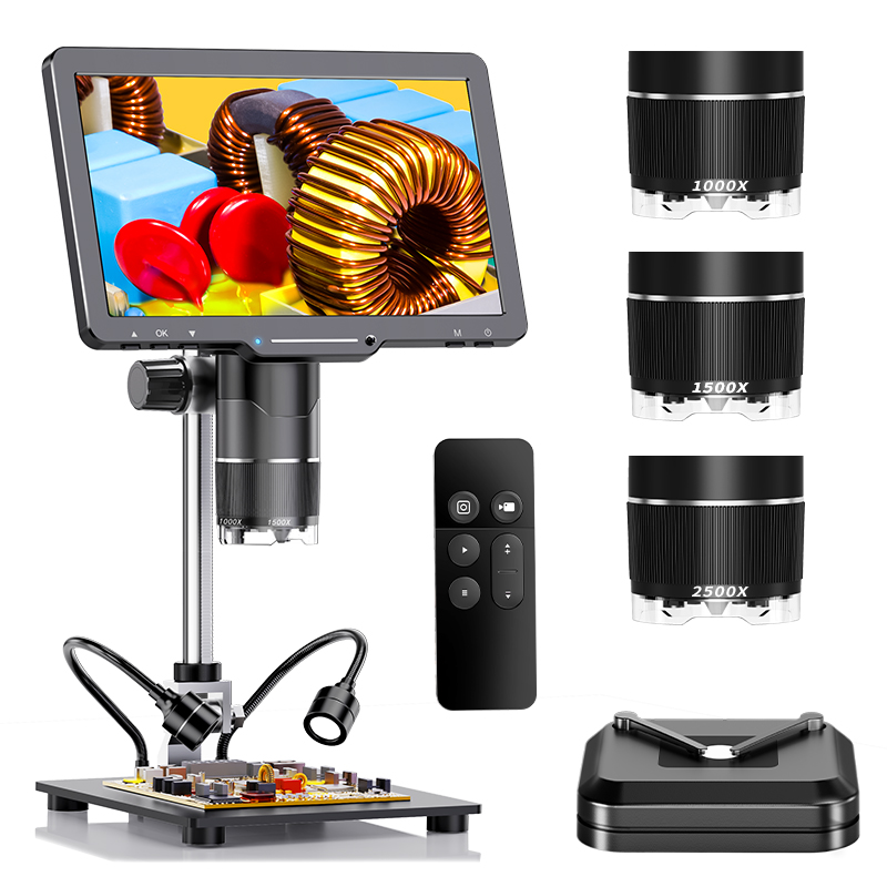 Diy Electronics Microscope - Mikroskop Digital HDMI 3 lensa 2500X,
