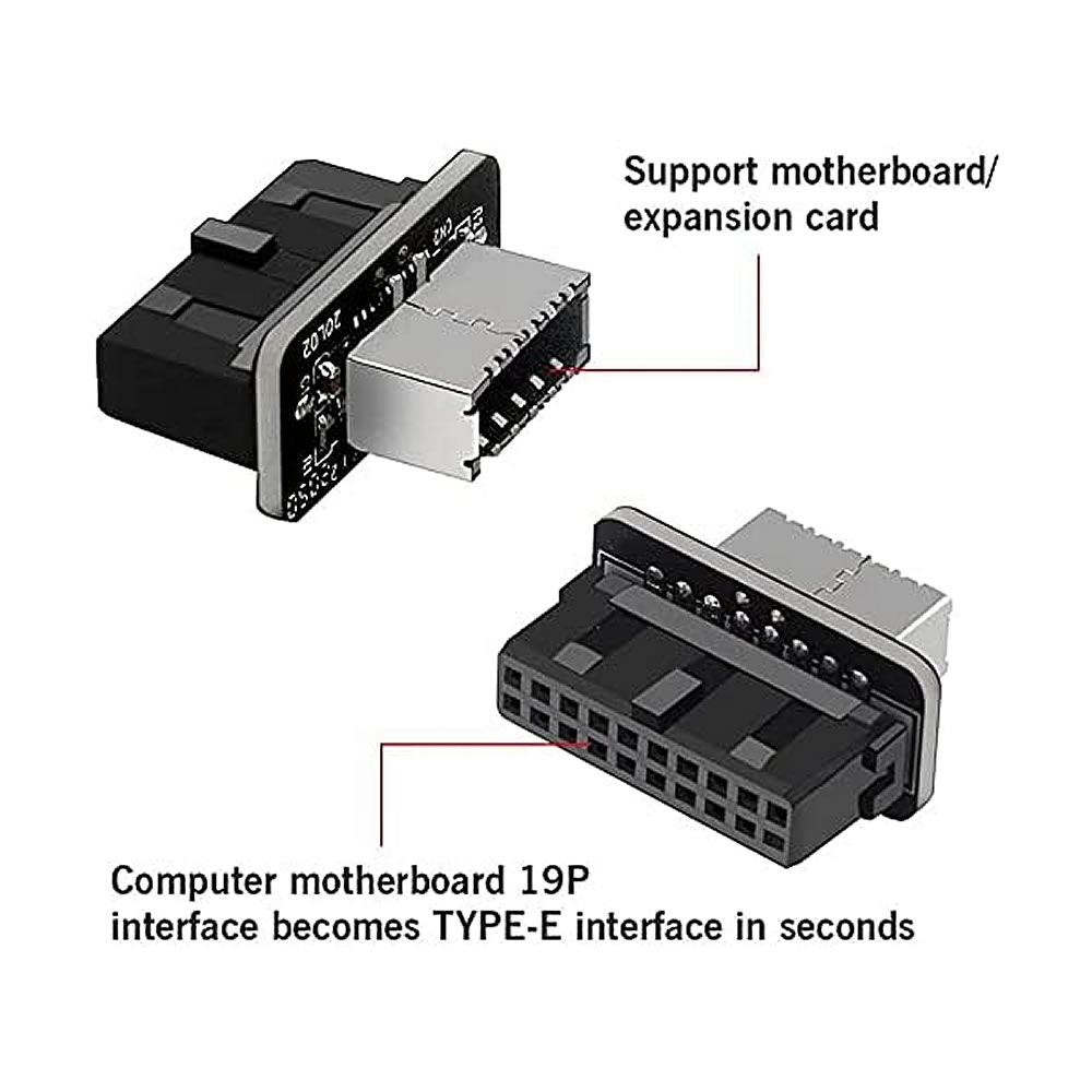 Male Female Header Pin - Adaptor USB 3.0 19/20Pin ke Tipe