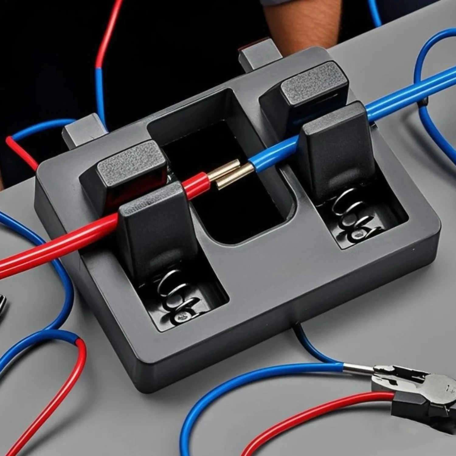 Diy Electronics Location - Penjepit Kabel Pegas Pengatur Posisi Solder
