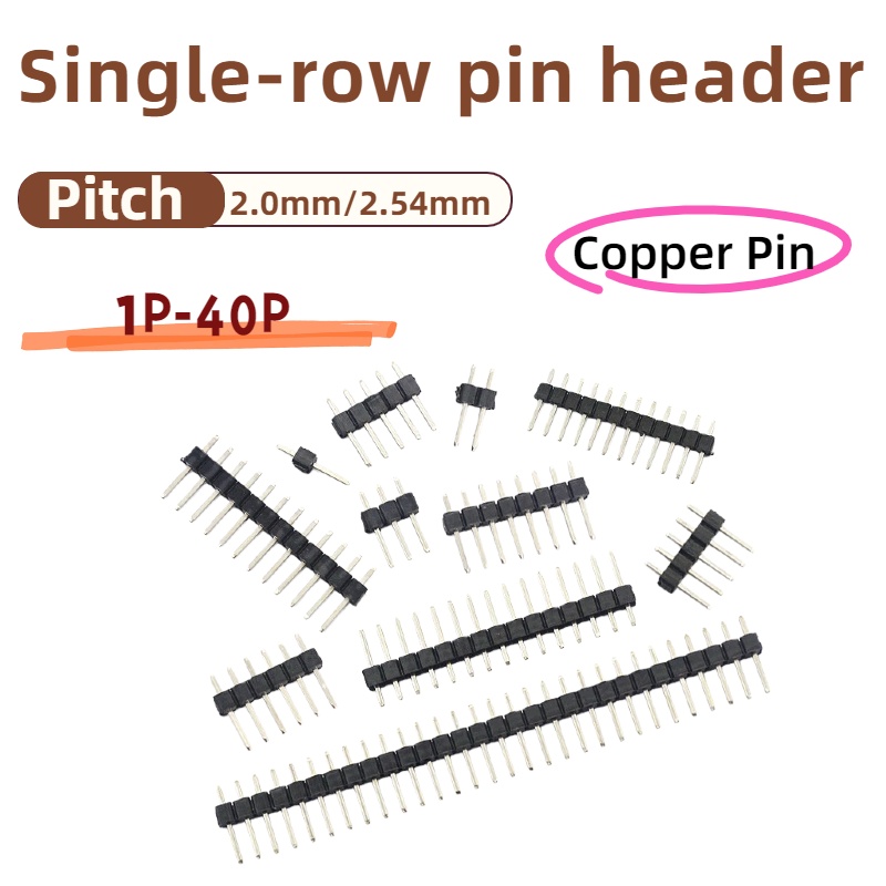 10 Buah, Konektor Header Pin P - Male Female Header Pin ulasan dan harga