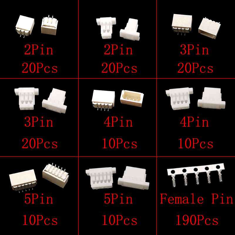60set/kotak JST SH 1.0mm Pitch - Male Female Header Pin ulasan dan harga