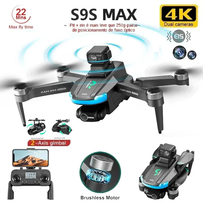 Drone MINI S9S MAX Baru 4K 2 S - Diy Rc Electronics ulasan dan harga