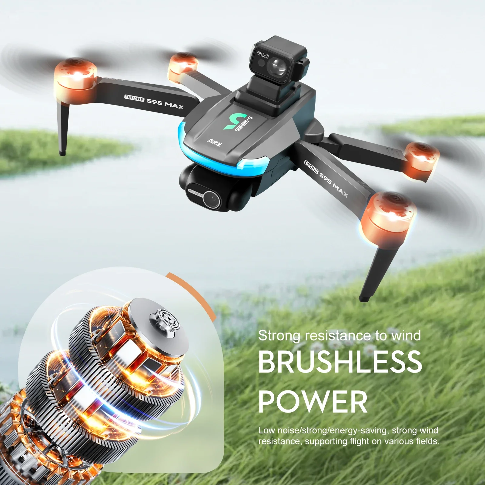 Drone MINI S9S MAX Baru 4K 2 S - Diy Rc Electronics ulasan dan harga