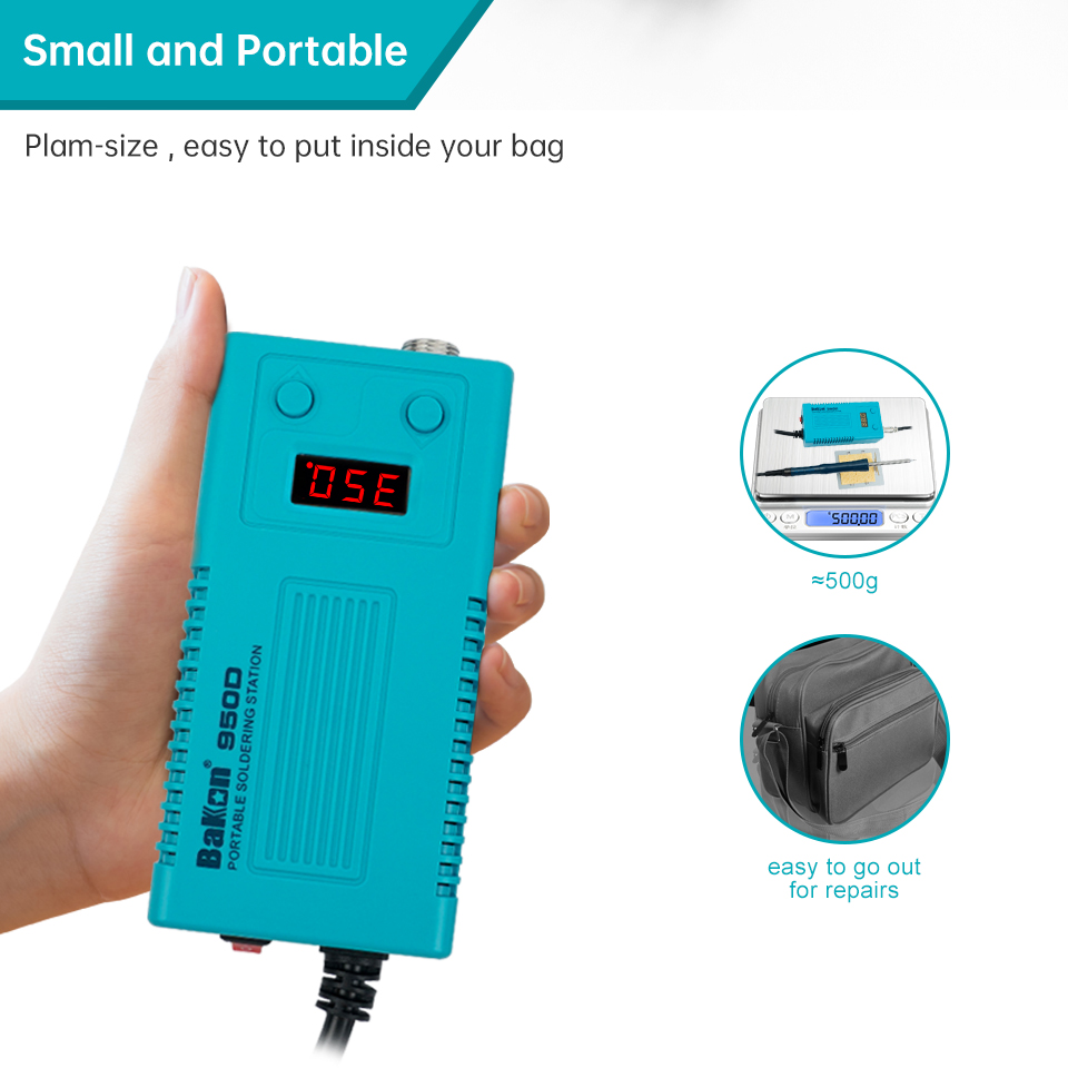 Stasiun Solder Bakon BK950D T1 - Diy Electronics Tool Kit ulasan dan harga