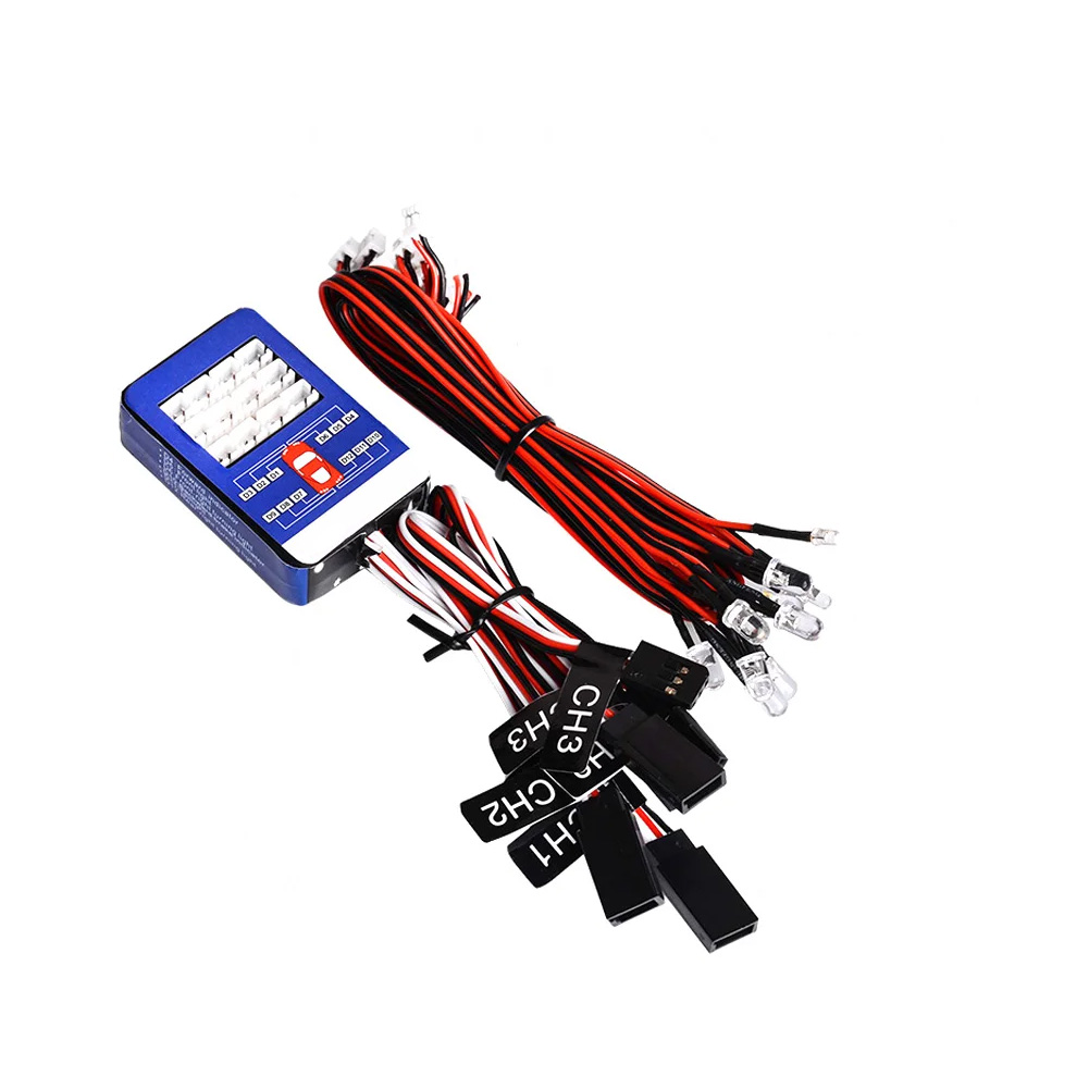Kit Sistem Lampu LED Mobil RC  - Diy Rc Electronics ulasan dan harga