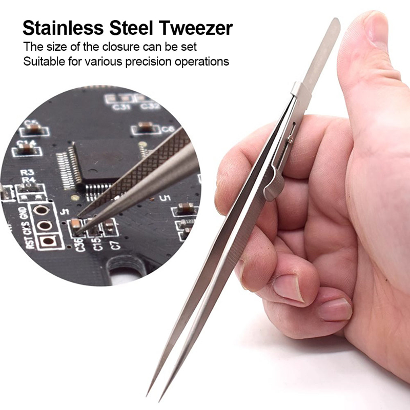 Pinset Penjepit Otomatis yang  - Diy Electronics Tool Kit ulasan dan harga