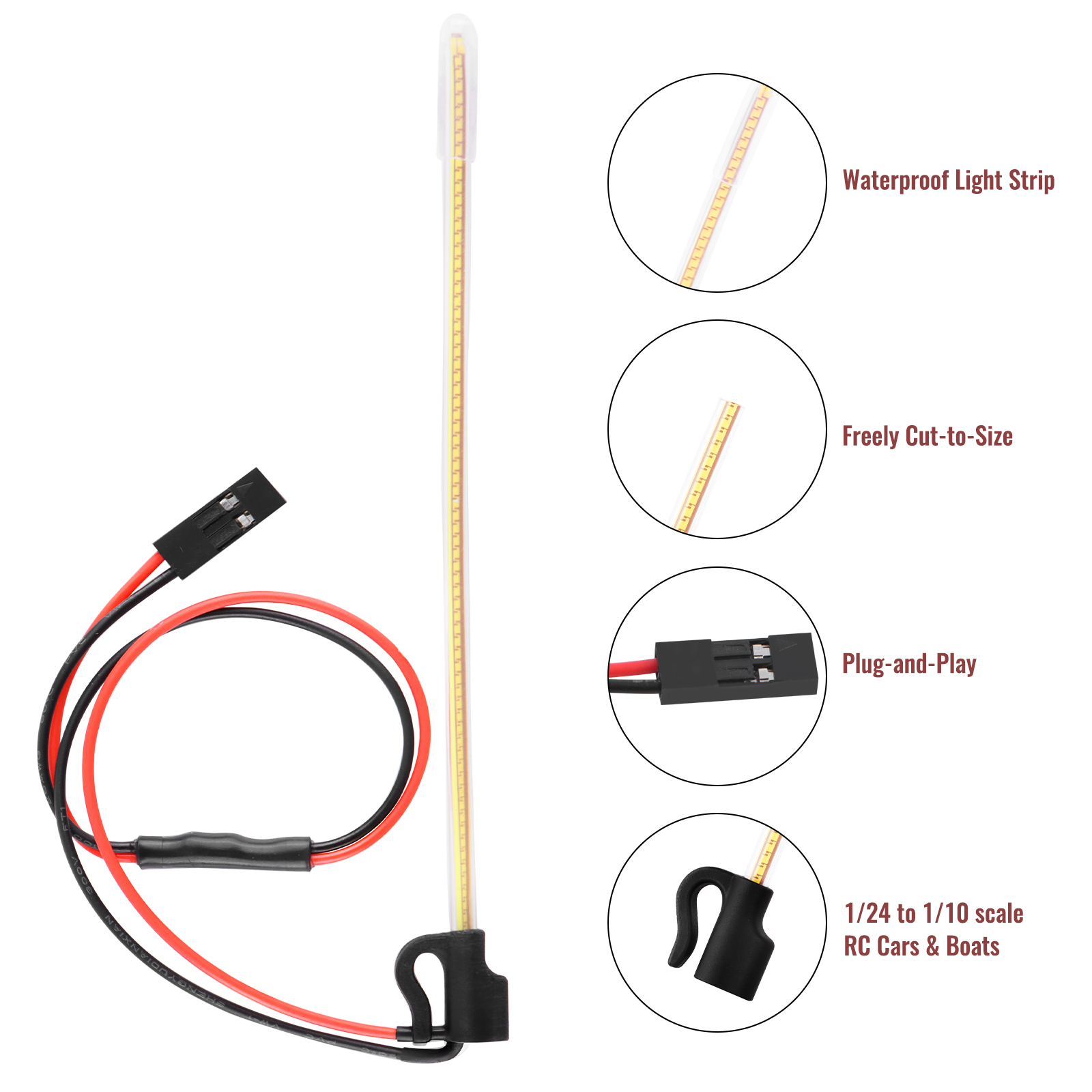 ModRax 2PCS Lampu Antena LED R - Diy Rc Electronics ulasan dan harga
