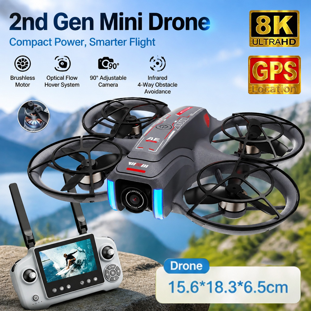 Drone Mini AE21 Mainan 8K HD K - Diy Rc Electronics ulasan dan harga