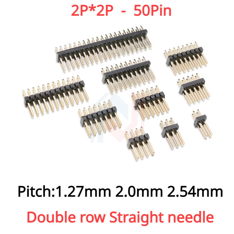 10 Buah 1.27Mm 2.0Mm 2.54Mm Pi - Male Female Header Pin ulasan dan harga
