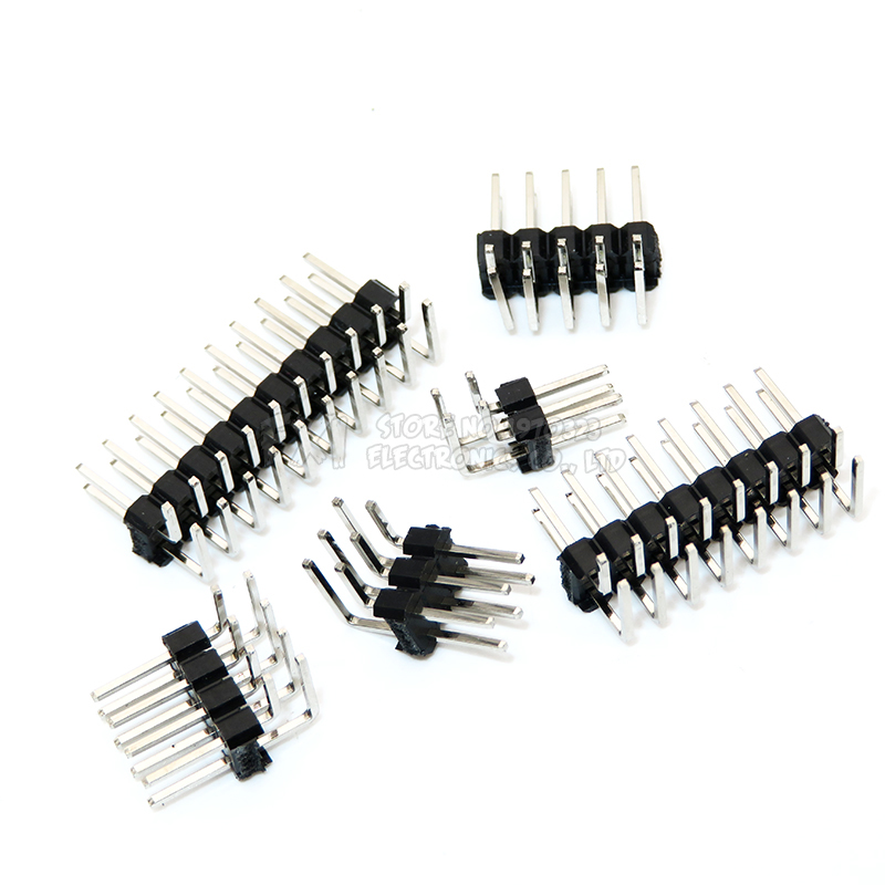 R/2.54 Mm Dua Baris Right Angl - Male Female Header Pin ulasan dan harga