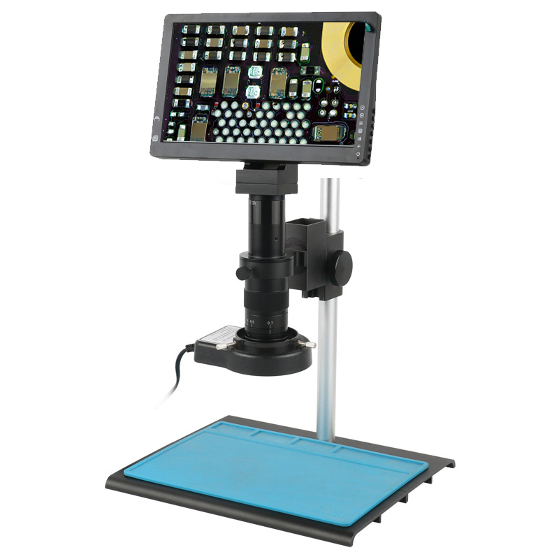 180X 12MP Layar LCD 9 inci Sis - Diy Electronics Microscope ulasan dan harga