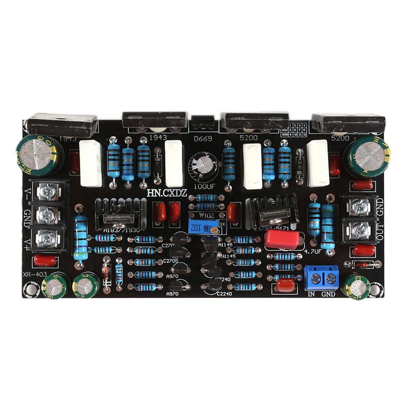 1PC 200W 1943 + 5200 Papan Amp - Diy Electronics For Home ulasan dan harga
