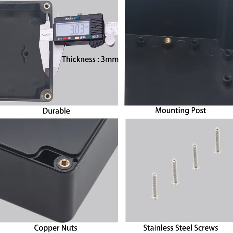 Kotak sambungan listrik plasti - Diy Waterproof Electronics ulasan dan harga